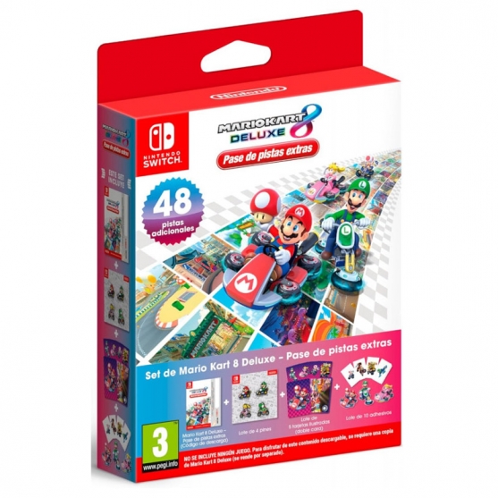 Mario Kart 8 Deluxe Pase de Pistas Extras (Código de Descarga)