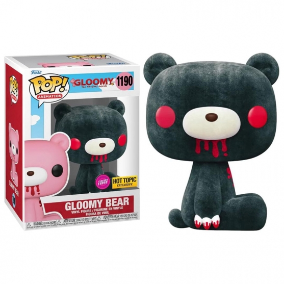 Pop! Animation Gloomy Bear CHASE 1190 Gloomy The Naughty Grizzly (Flocked)