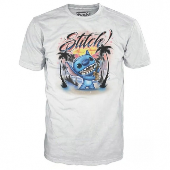Camiseta Disney Lilo & Stitch, Stitch Ukulele Pop!, Adulto L