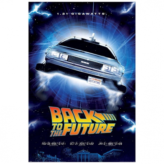 Poster Back to the Future (Regreso al Futuro) 1.21 Gigawatts, 91,5 x 61 cm