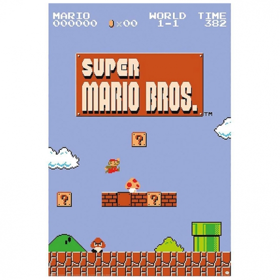 Poster Super Mario Bros. World 91,5 x 61 cm