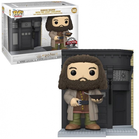 Pop! Deluxe Rubeus Hagrid With The Leaky Cauldron 141 Harry Potter