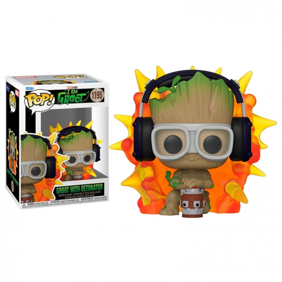 Pop! Groot With Detonator 1195 Marvel Studios I Am Groot