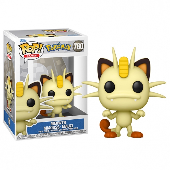 Pop! Games Meowth Miaouss Mauzi 780 Pokémon