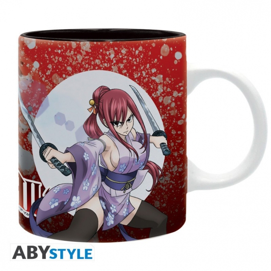 Taza Faity Tail, Erza y Jellal 320 ml