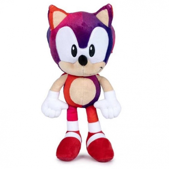 Peluche Sonic The Hedgehog Degradado Azul/Rojo 28cm