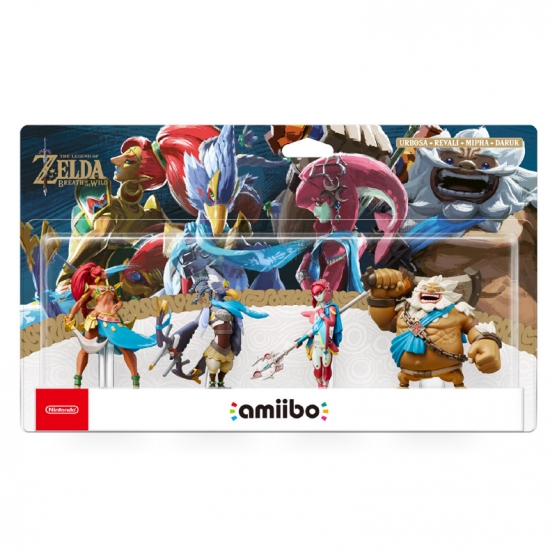 Amiibo The Legend of Zelda Breath of the Wild, Ubosa Revali Mipha Daruk