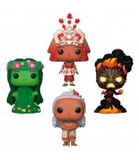 Pop! Moana / Gramma Tala / Te Ka / Te Fiti 4 Pack Disney Moana