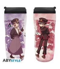 Taza de Viaje Toilet-Bound Hanako-kun, Hanako y Tsukasa 355 ml
