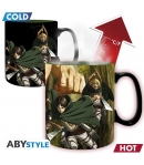 Taza Attack on Titan, Titan Eren, Sensitiva al Calor 460 ml