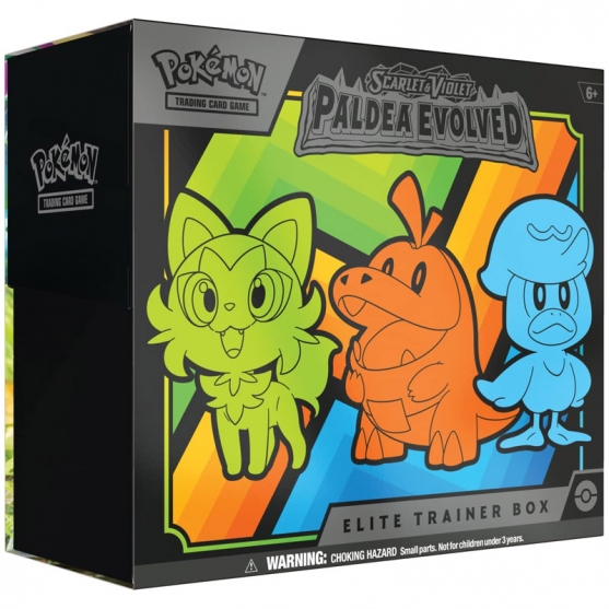 Trading Card Game Pokémon Scarlet & Violet Paldea Evolved, Elite Trainer Box