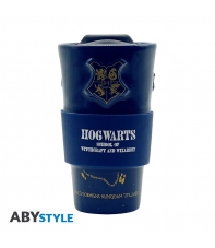 Taza de Viaje Harry Potter 3d, Hogwarts 450 ml