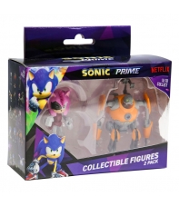 Figuras Sonic Prime, Amy y Eggforcer 6 y 7 cm