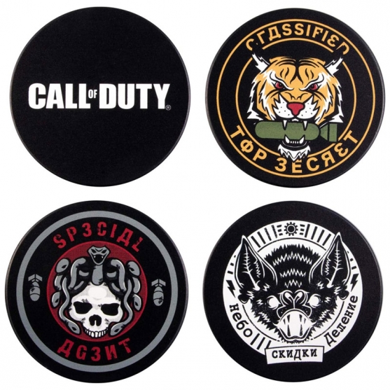 Set 4 Posavasos Call of Duty Insignias