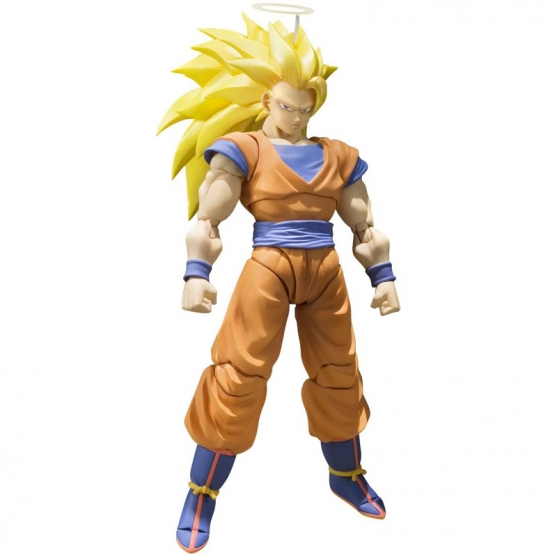 Figura Articulada Dragon Ball Z, Super Saiyan 3 Son Goku SH Figuarts 16 cm