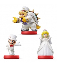 Amiibo Super Mario Odyssey, Mario - Peach - Bowser Nupciales