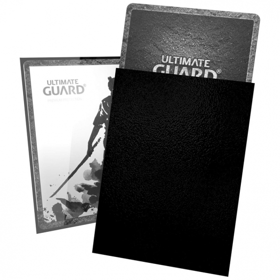 100 Fundas Cartas Medida Standard 66 x 91 mm Negras, Katana Ultimate Guard