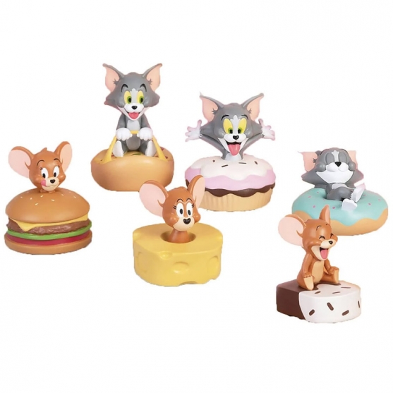 Figura Sorpresa Tom and Jerry, Tom And Jerry Series Pull Back Car PBC-014, 4 a 6 cm