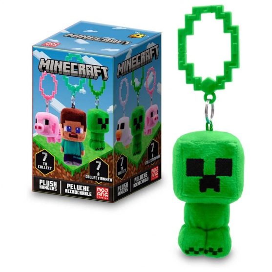 Peluche Sorpresa con Colgante Minecraft 4 a 7 cm