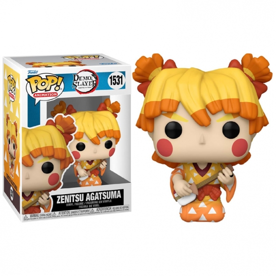 Pop! Animation Zenitsu Agatsuma 1531 Demon Slayer Kimetsu No Yaiba