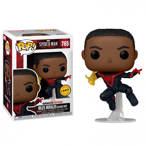 Pop! Miles Morales (Classic Suit) CHASE 765 Marvel Spider-Man Miles Morales Gamerverse