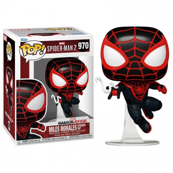 Pop! Miles Morales Upgraded Suit 970 Marvel Spider-Man 2 Gamerverse
