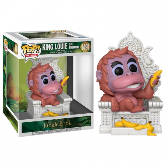 Pop! Deluxe King Louie On Throne 1491 Disney The Jungle Book