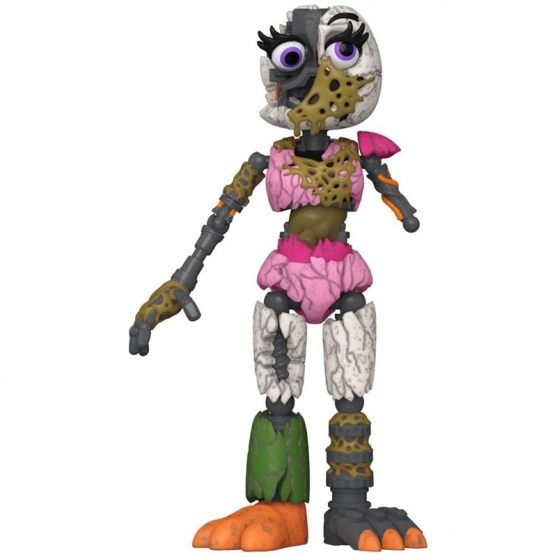 Figura Articulada Five Nights At Freddy's Security Breach Ruin, Ruined Chica 13 cm