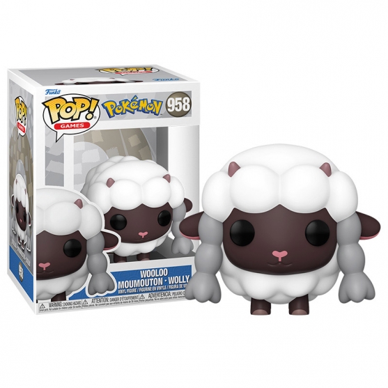 Pop! Games wooloo Moumouton Wolly 958 Pokémon