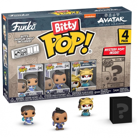 Bitty Pop! Nickelodeon Avatar The Last Airbender Pack 4