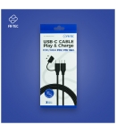 Cable USB-C Play & Charge 3 Metros Fr.tec