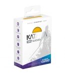 100 Fundas Cartas Medida Standard 66 x 91 mm Amarillas, Katana Ultimate Guard