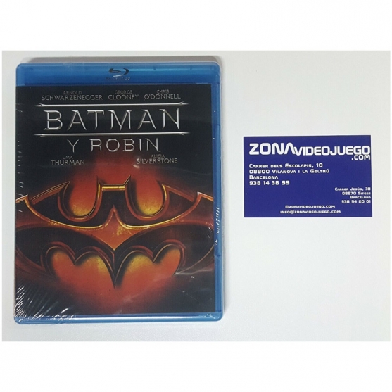 Batman y Robin, pelicula blu-ray