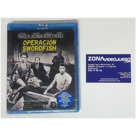 Operación Swordfish password aceptado, pelicula blu-ray