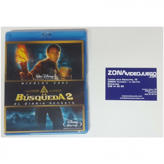 La busqueda 2 el diario secreto, pelicula blu-ray