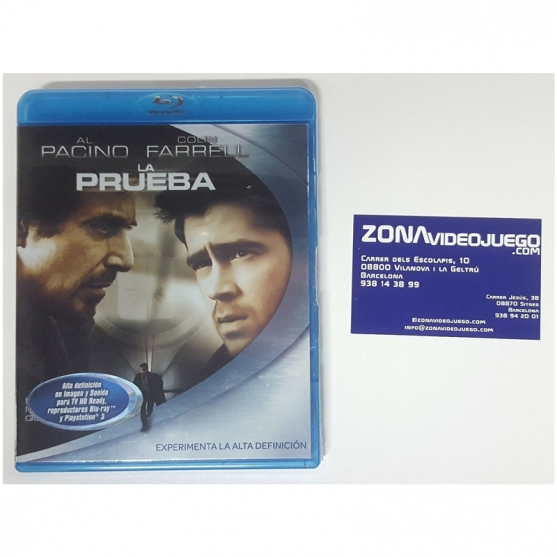 La prueba, pelicula blu-ray