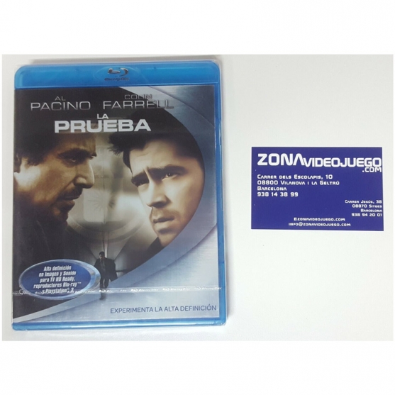 La prueba, pelicula blu-ray