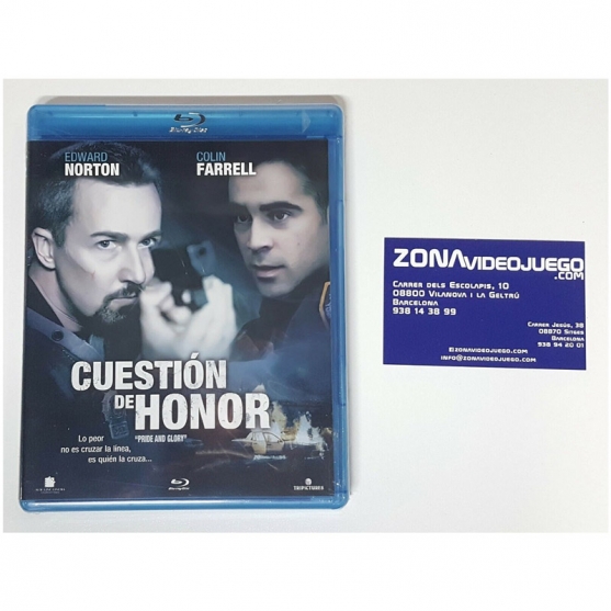 Cuestión de honor, película blu-ray