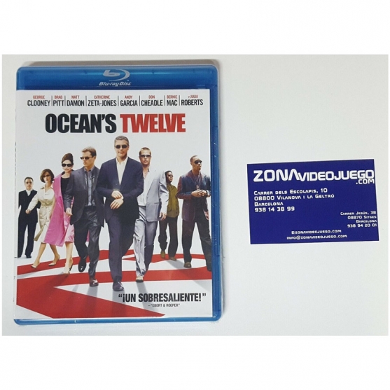 Ocean's twelve, película blu-ray