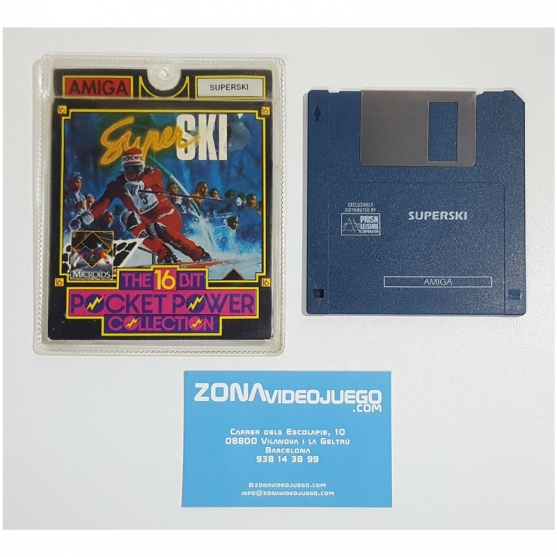 SuperSki , Amiga, 3 1/2. Pocket Power Collection.
