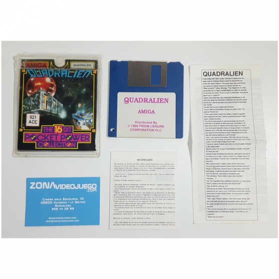 Quadralien, Amiga, 3 1/2. Pocket Power Collection.