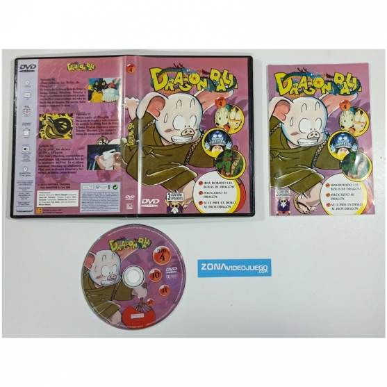 DRAGON BALL DVD 4 SALVAT, CON 3 CAPITULOS (10,11,12), DVD VIDEO