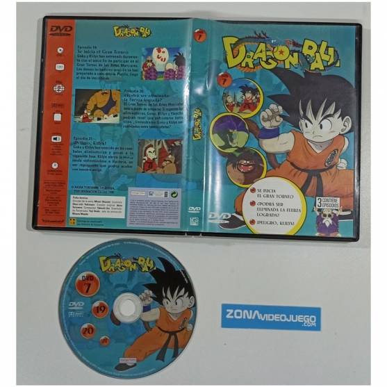 DRAGON BALL DVD 7 SALVAT, CON 3 CAPITULOS (19,20,21), DVD VIDEO