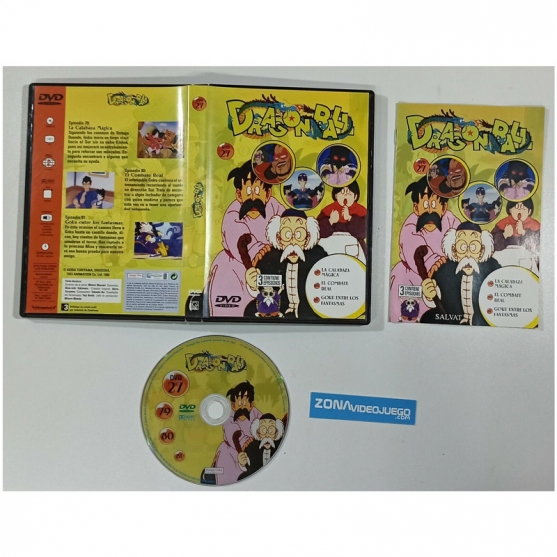DRAGON BALL DVD 27 SALVAT, CON 3 CAPITULOS (79,80,81), DVD VIDEO
