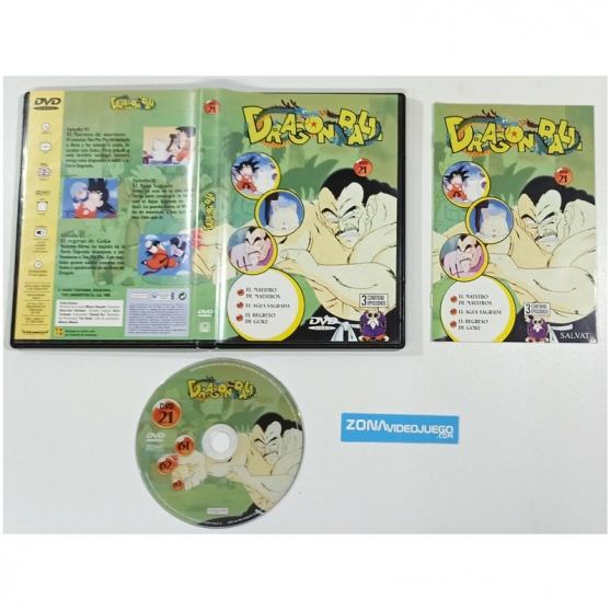 DRAGON BALL DVD 21 SALVAT, CON 3 CAPITULOS (61,62,63), DVD VIDEO