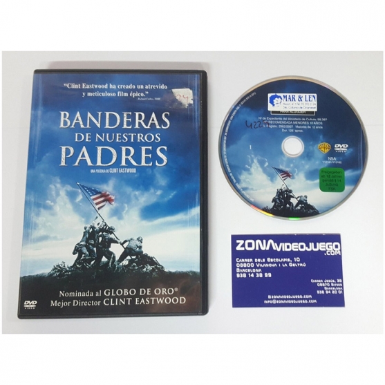 BANDERAS DE NUESTROS PADRES, PELÍCULA DVD