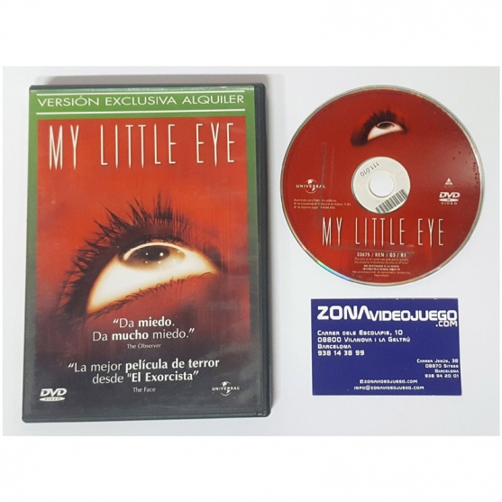 MY LITTLE EYE, PELÍCULA DVD
