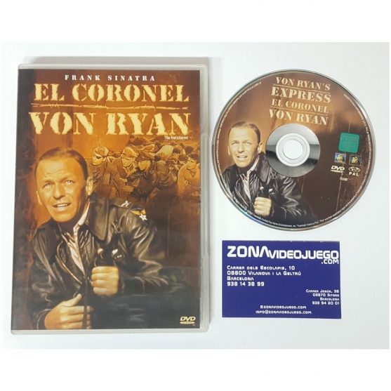 EL CORONEL VON RYAN (VON RYAN'S EXPRESS) FRANK SINATRA, PELÍCULA DVD
