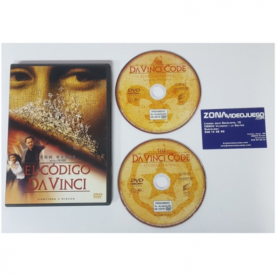 EL CÓDIGO DA VINCI, TOM HANKS, PELÍCULA DVD 2 DISCOS