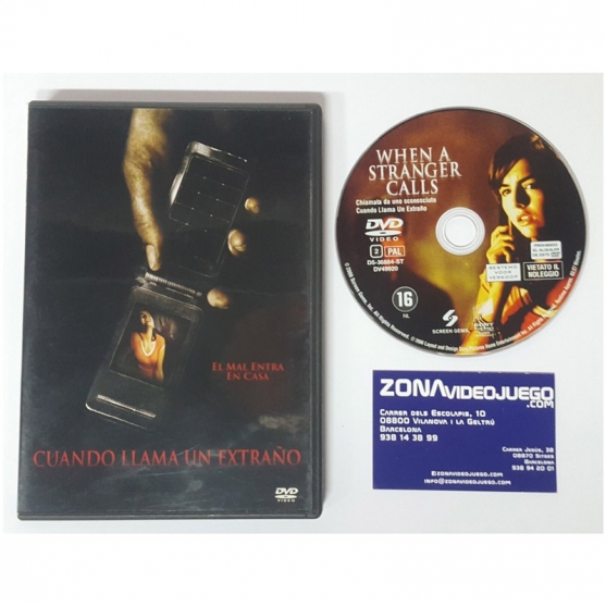 CUANDO LLAMA UN EXTRAÑO, PELÍCULA DVD